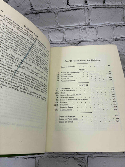 One Thousand Poems for Children