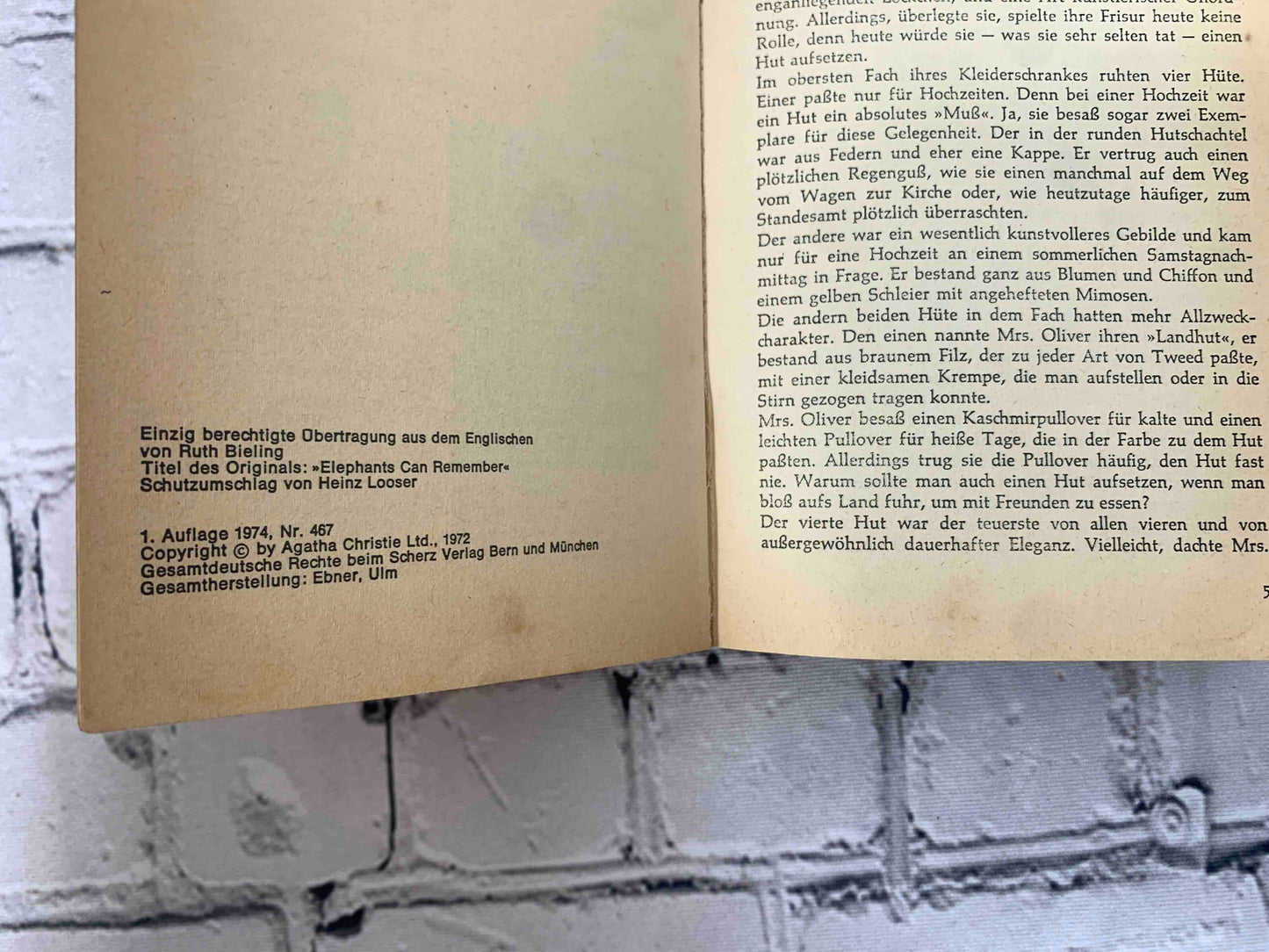 Elefanten Vergessen Nicht (Elephants Can Remember)