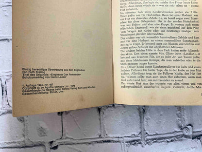 Elefanten Vergessen Nicht (Elephants Can Remember)