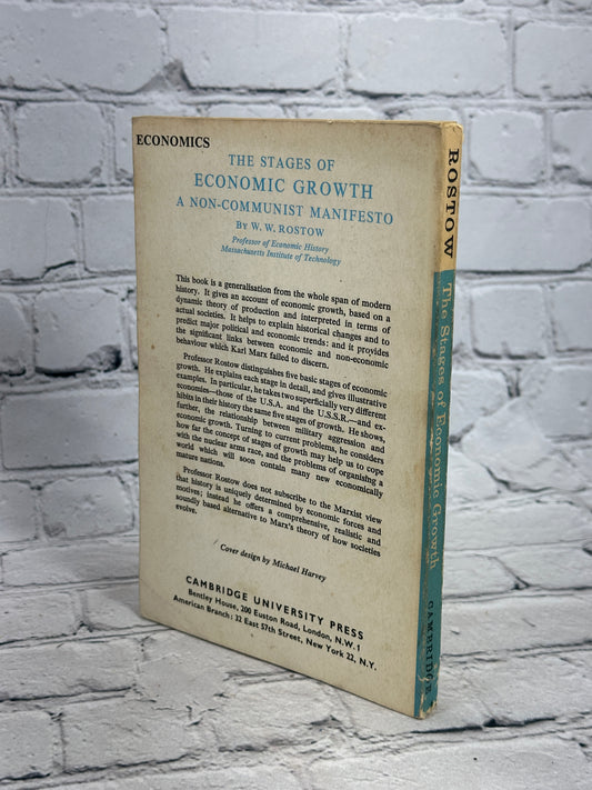 The Stages of Economic Growth: A Non-Communist Manifesto by W.W. Rostow [1964]