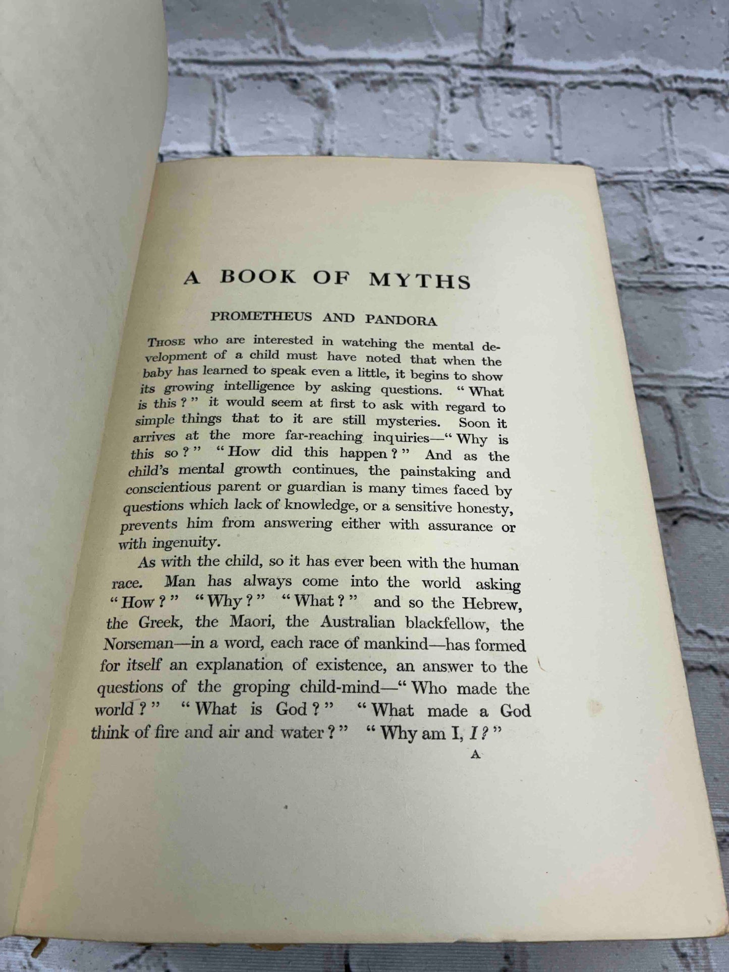 A Book of Myths