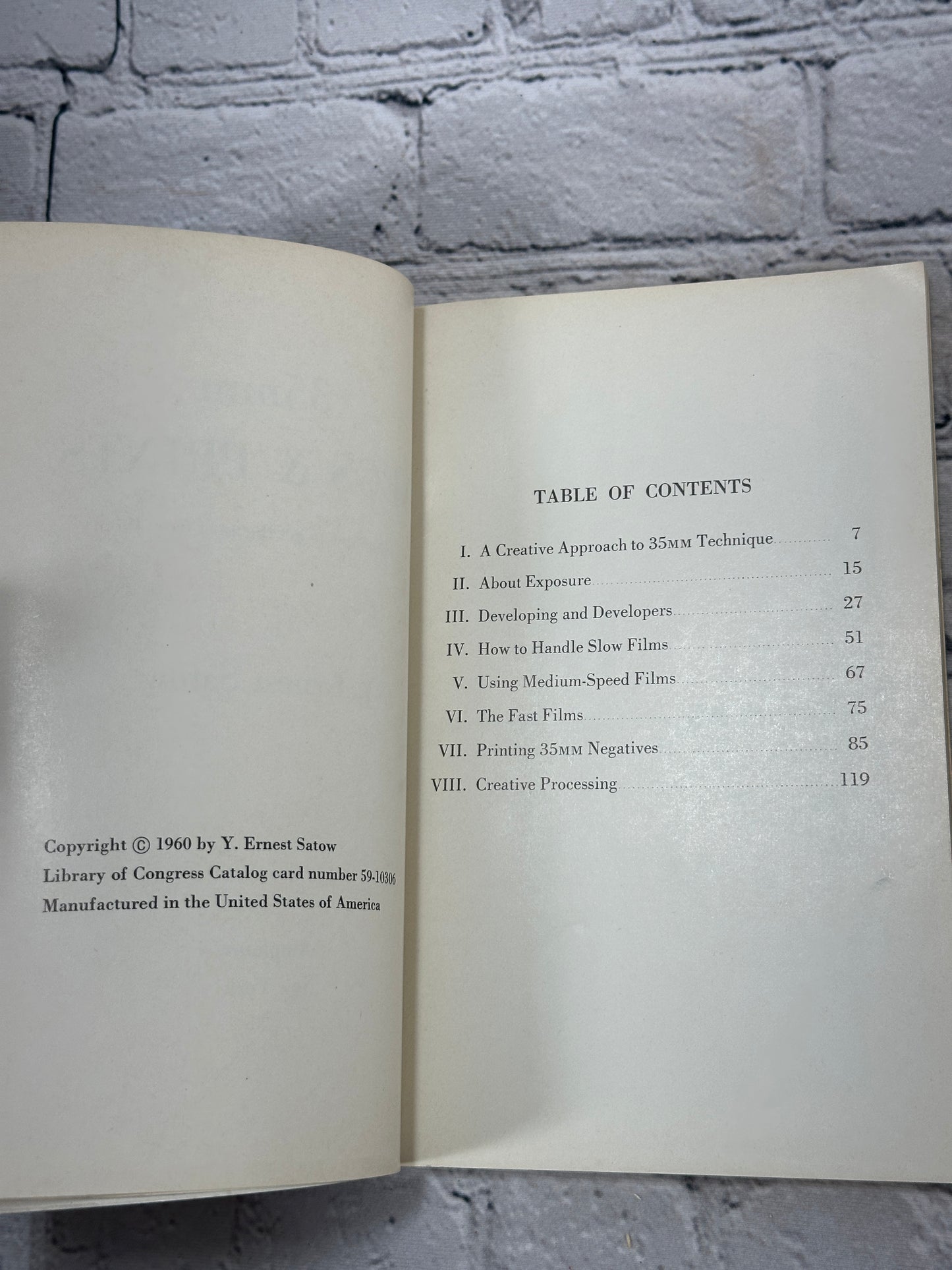 35 Mm Negs and Print by Y. Ernest Satow [1960]