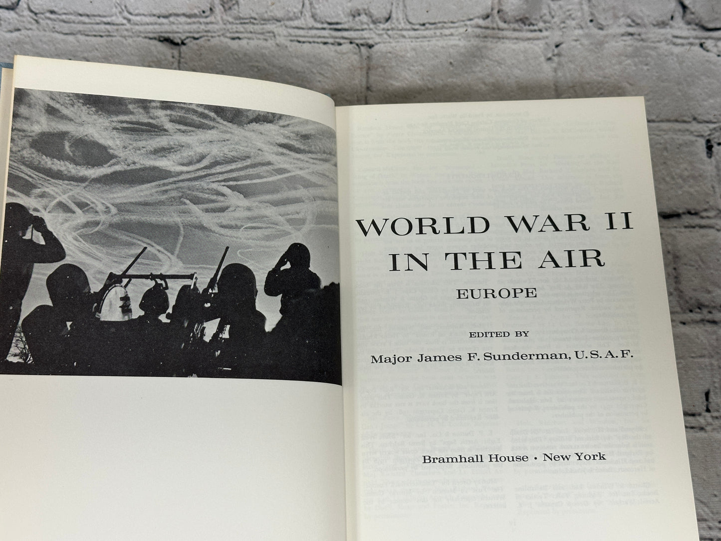 World War II In The Air: Europe by James Sunderman [1963]