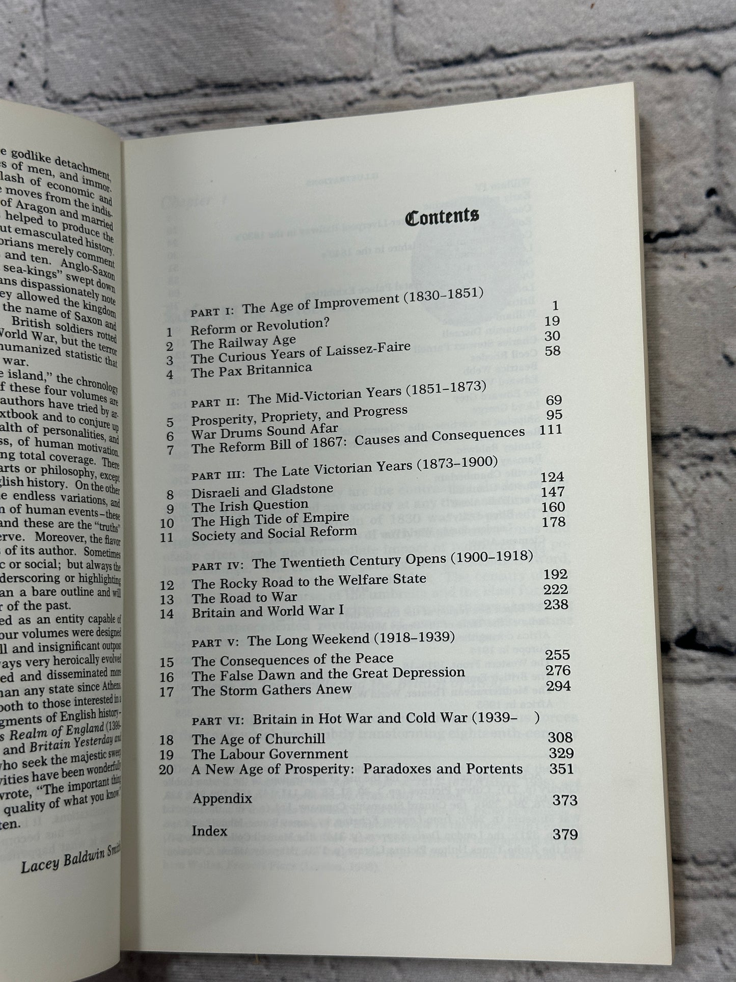 A History of England by general editor Lacey Baldwin Smith [4 Volume Set · 1966]