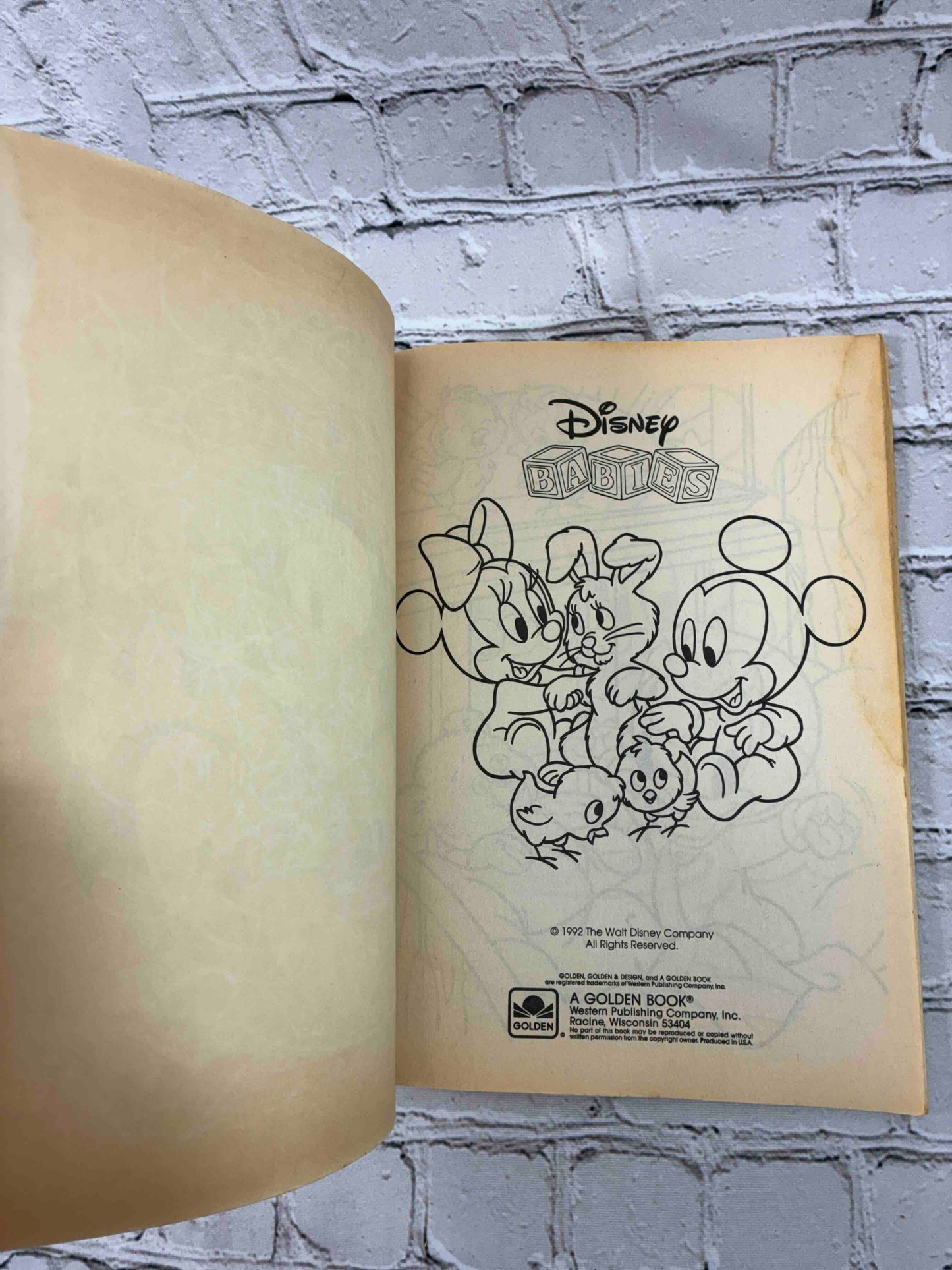 A Big Coloring Book: Disney Babies