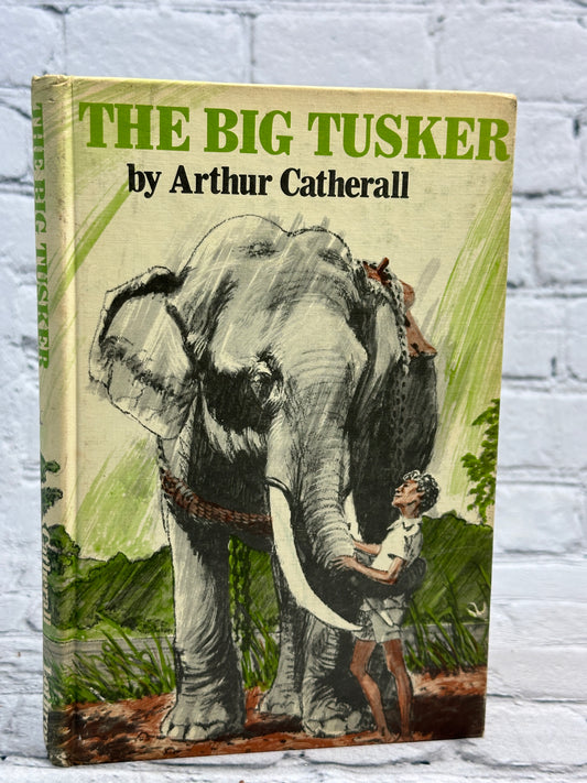 The Big Tusker by Arthur Catherall & Illustrated by Douglas Phillips [1970]