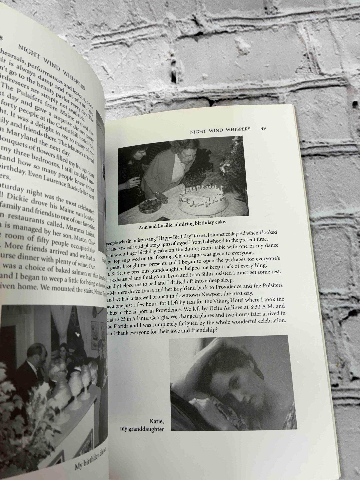 Night Wind Whispers: A Glimpse Down Memory Lane (Signed)