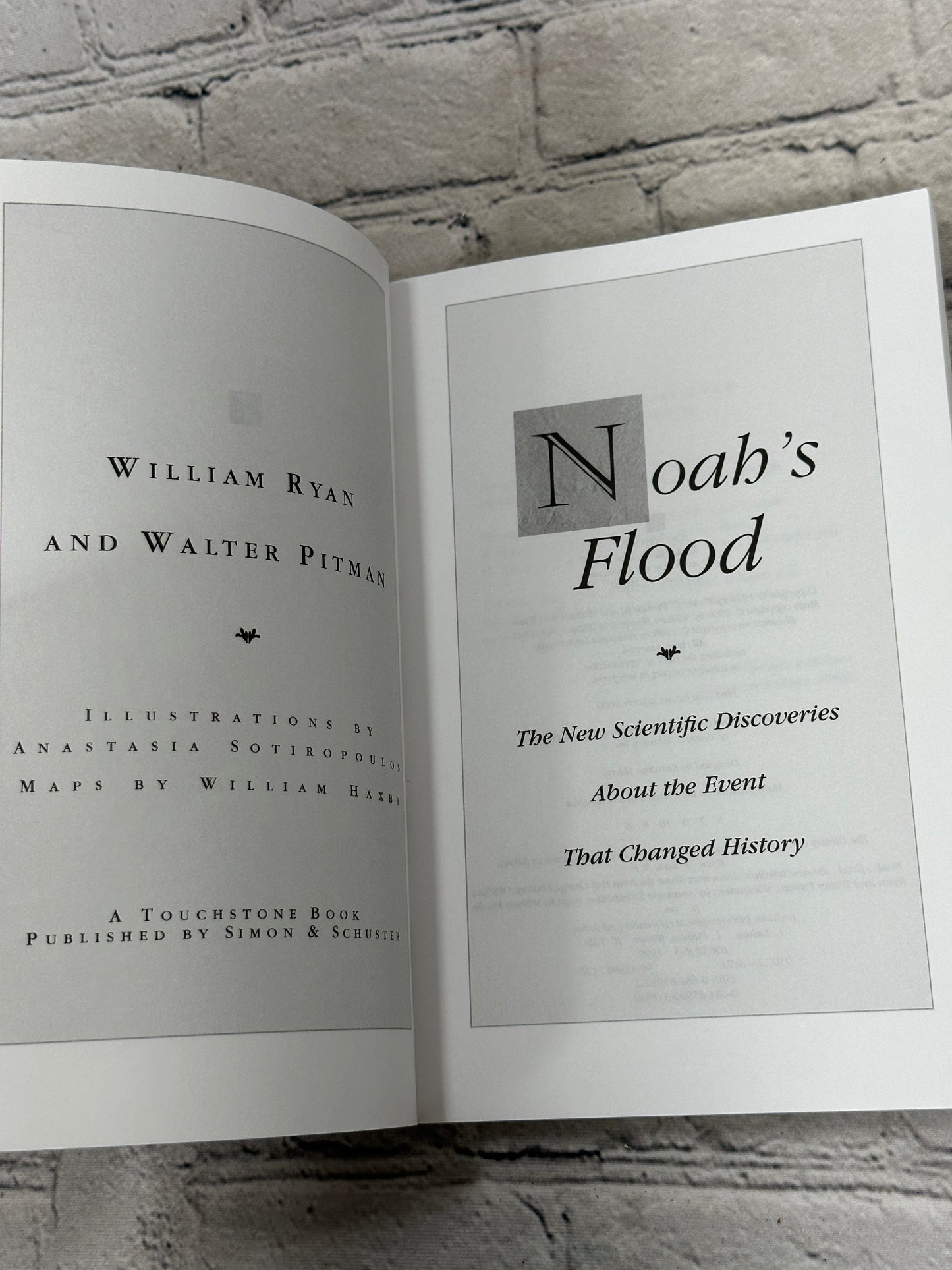 Noah's Flood: The New Scientific Discoveries About..by Ryan and Pitman [2000]