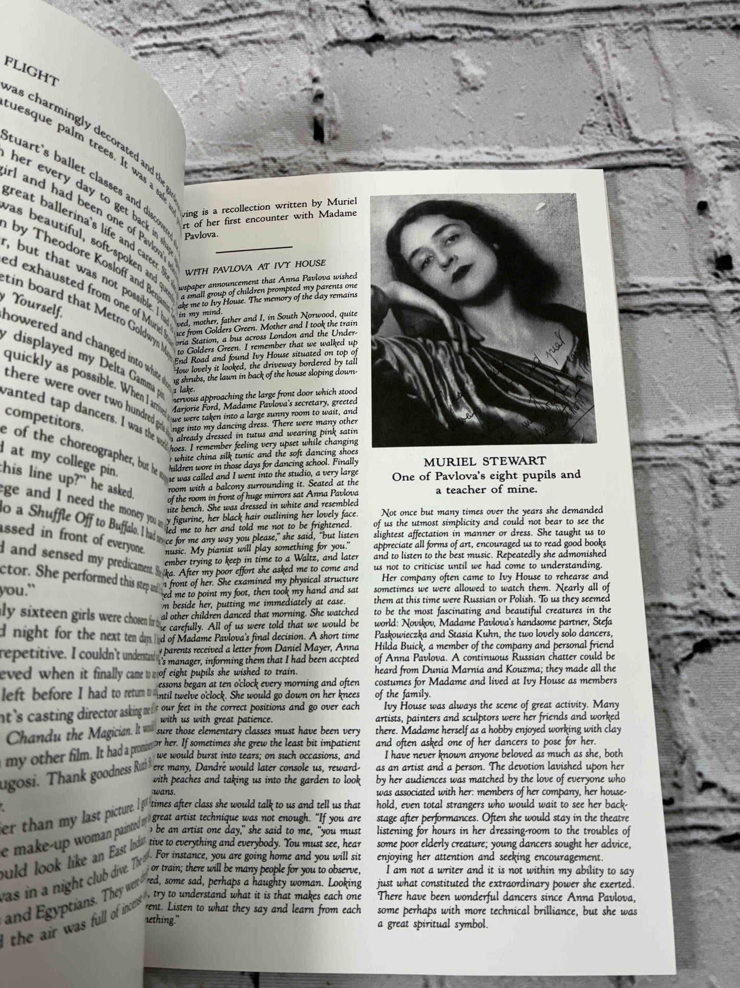 Birds of flight: The diary of a dancer (Signed)