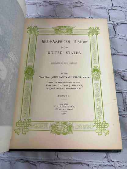 Irish American History of the United States Complete in 2 Vol.'s