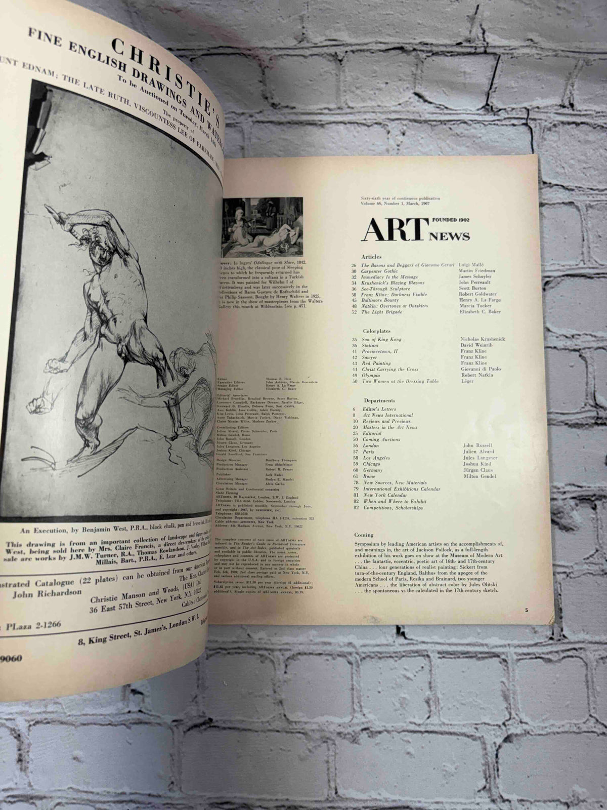 Artnews Magazine (March 1967)