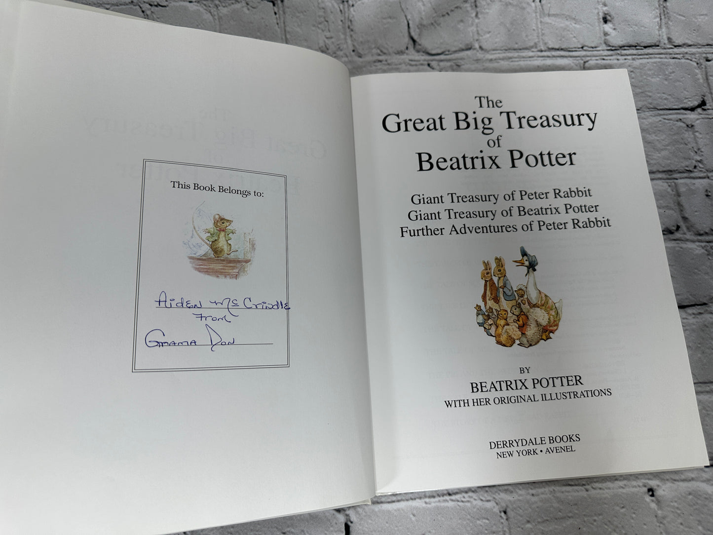 The Great Big Treasury of Beatrix Potter Original Illustrations [1992]