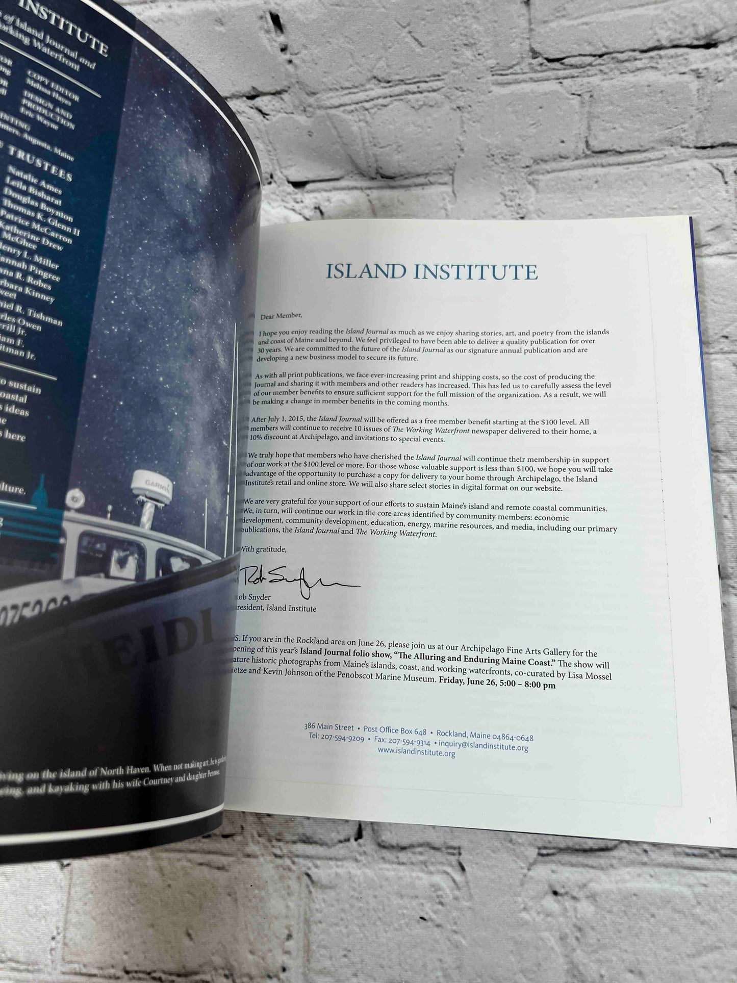 Island Journal Life in Maines Island and Coastal Community Vol. 38