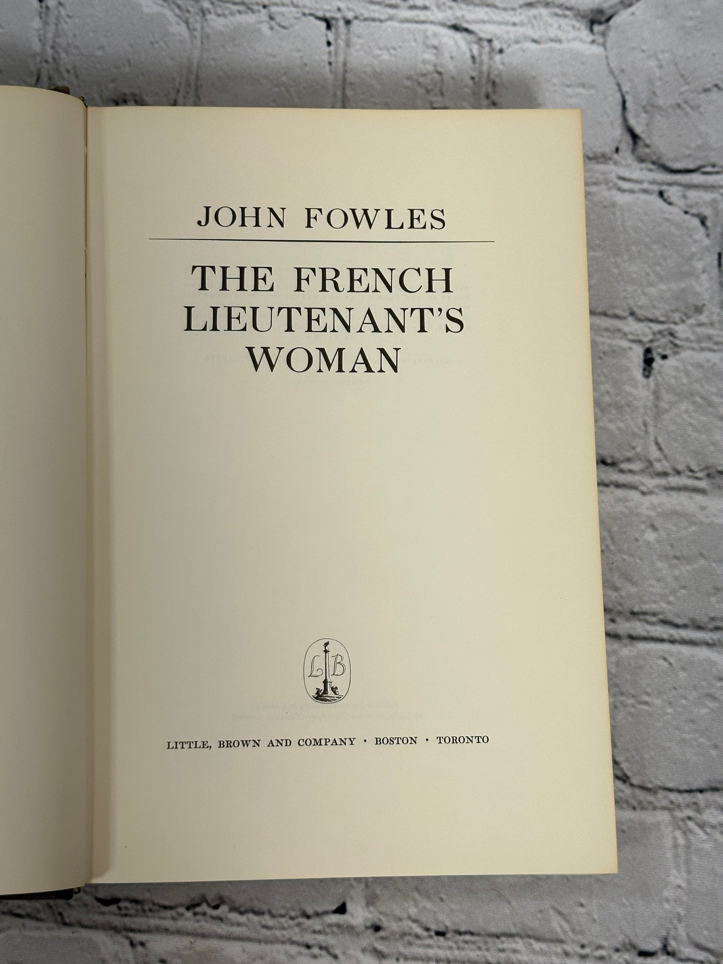 The French Lieutenant's Woman by John Fowles [1969 · Fourth Printing]