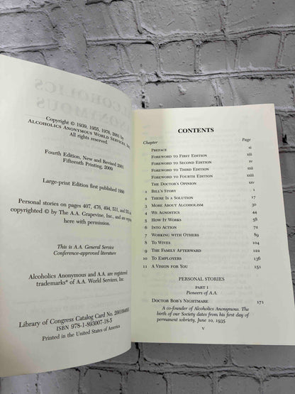 Alcoholics Anonymous Big Book