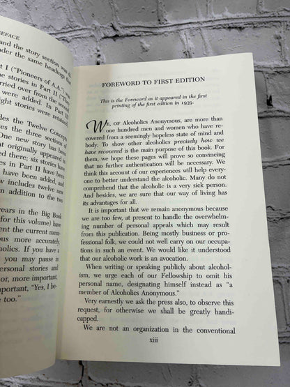 Alcoholics Anonymous Big Book