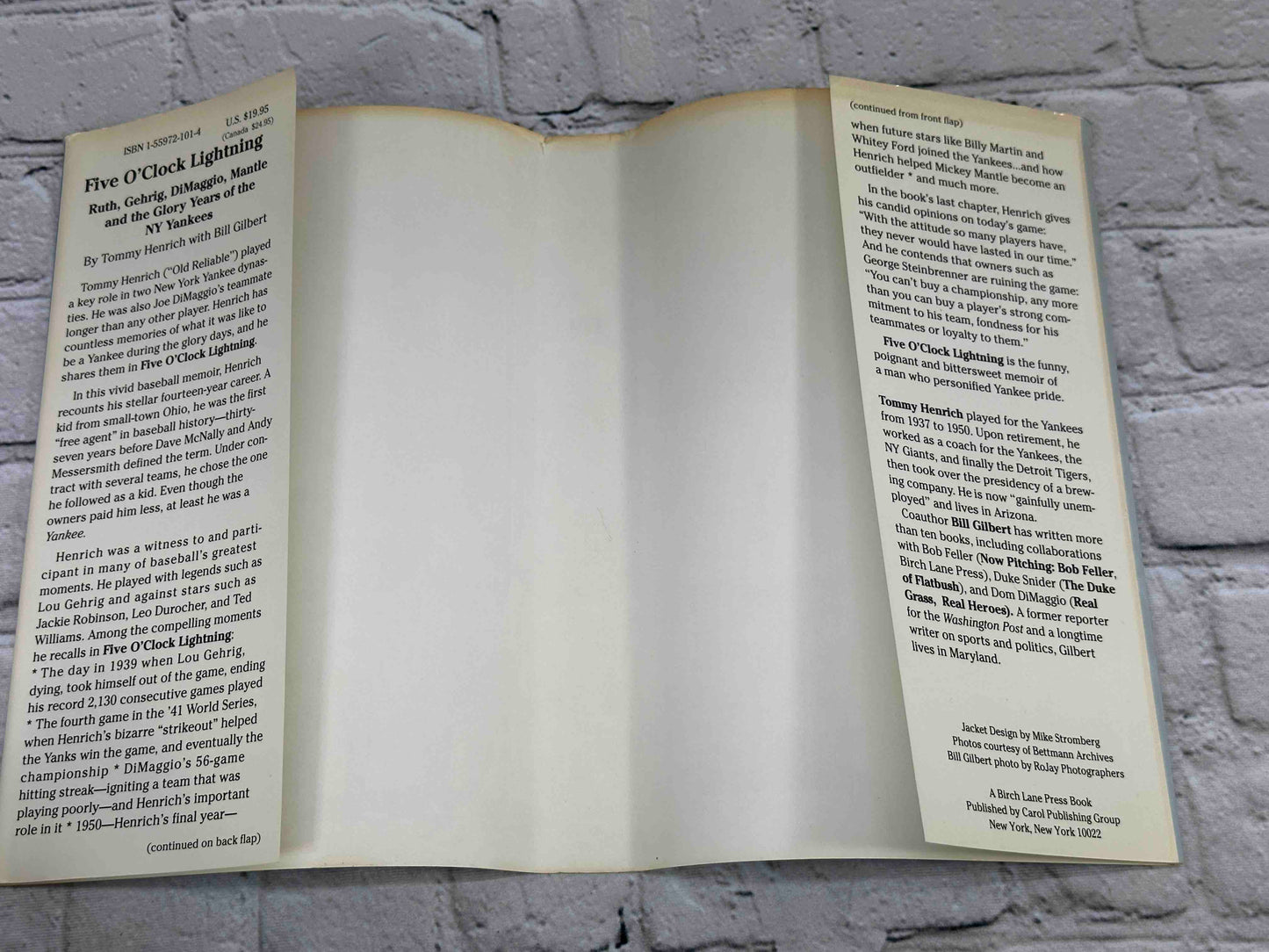 Five O'Clock Lightning: Ruth, Gehrig, Dimaggio, Mantle and the Glory Years of the Ny Yankees