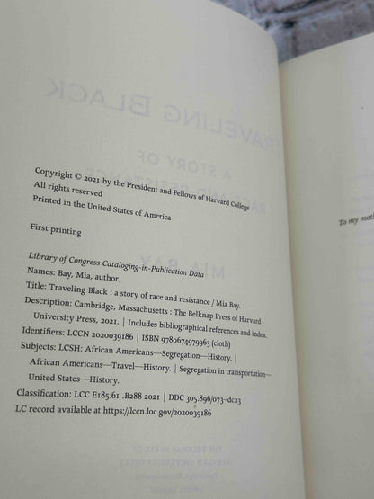 Traveling Black: A Story of Race and Resistance