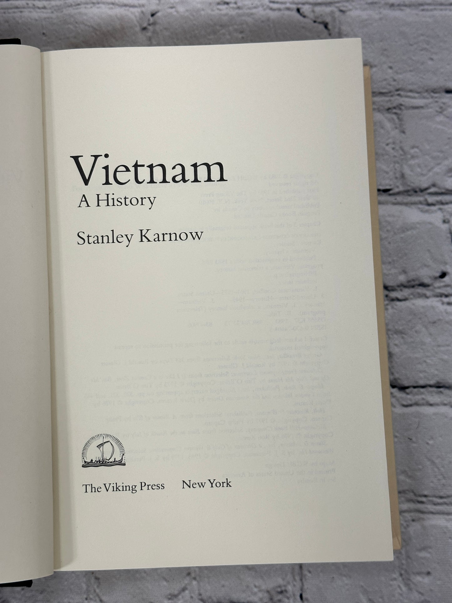 Vietnam : A History by Stanley Karnow [1983]