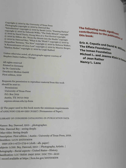 Dawoud Bey: Seeing Deeply