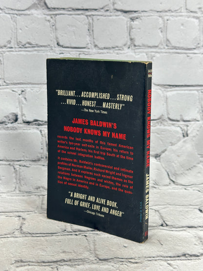 Nobody Knows my Name  by James Baldwin [Dell · First Print · 1963]