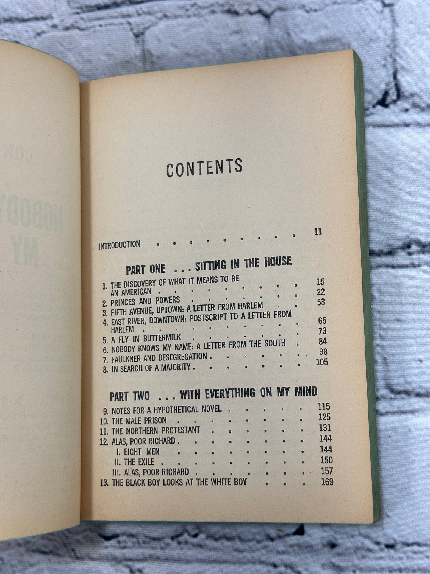 Nobody Knows my Name  by James Baldwin [Dell · First Print · 1963]