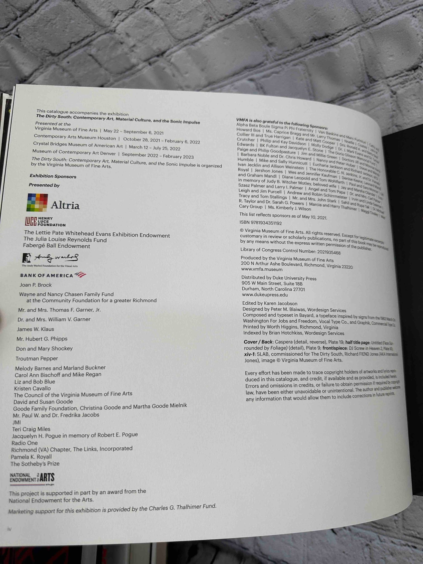 The Dirty South: Contemporary Art, Material Culture, and the Sonic Impulse