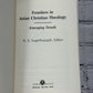 Frontiers of Asian Christian Theology Emerging Trends by Sugirtharajah [1994]