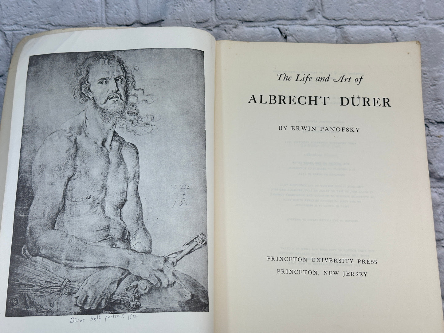 The Life and Art of Albrecht Durer by Erwin Panofsky [1971 · First PB Printing]