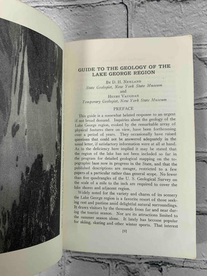 Guide to the Geology of the Lake George Region w/ Map
