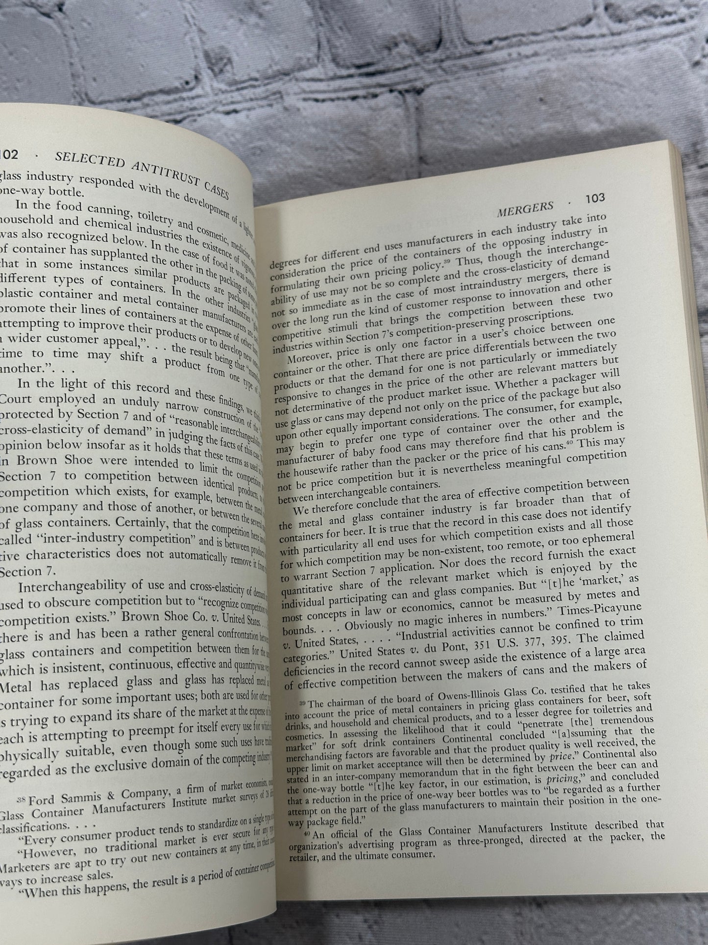 Selected Antitrust Cases  Landmark Decisions By Irwin Stelzer [1967]