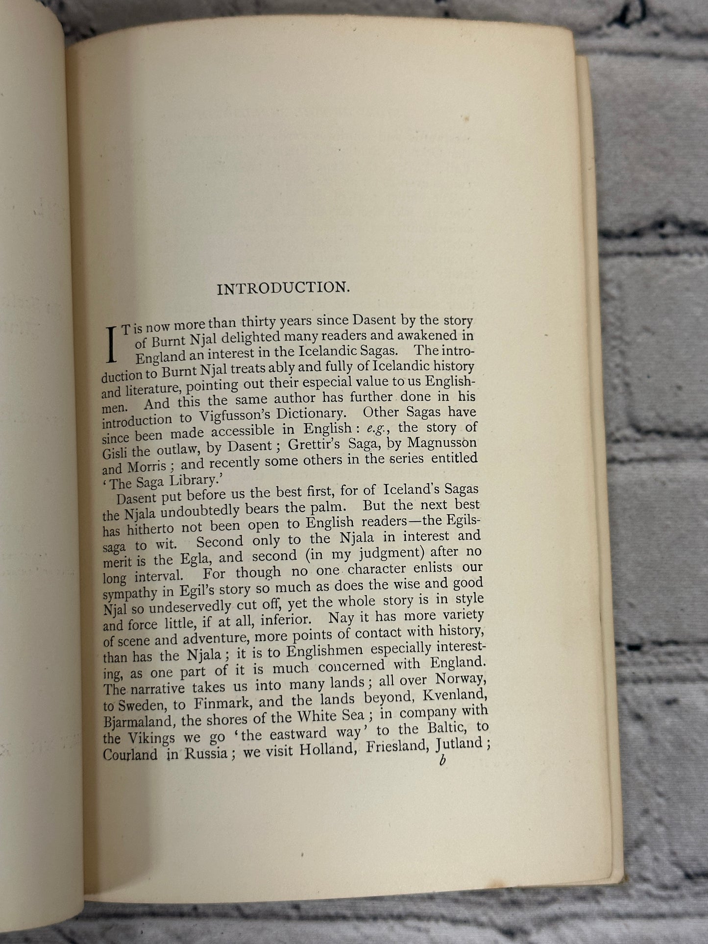 The Story Of Egil Skallagrimsson An Icelandic Family History Of Ninth And Tenth Centuries by Rev. W. C. Green [1893]