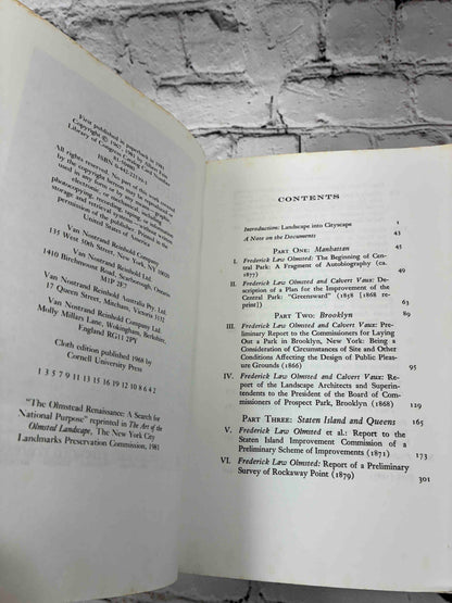 Landscape into Cityscape: Frederick Law Olmsted's Plans for a Greater New York City
