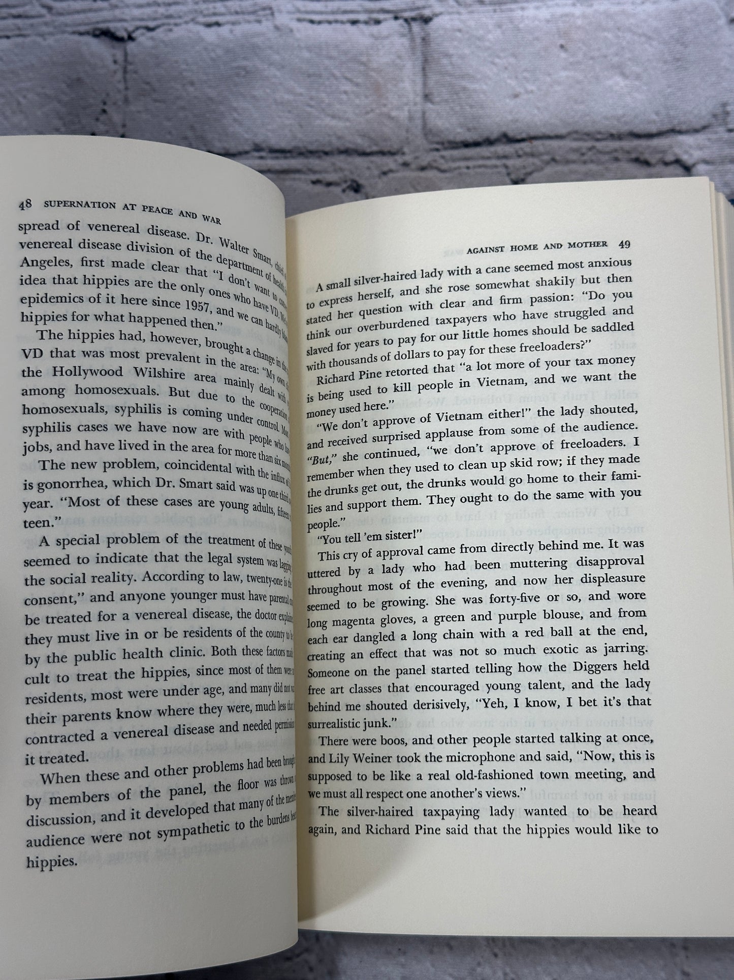 Supernation at Peace and War by Dan Wakefield [First Edition · 1968]