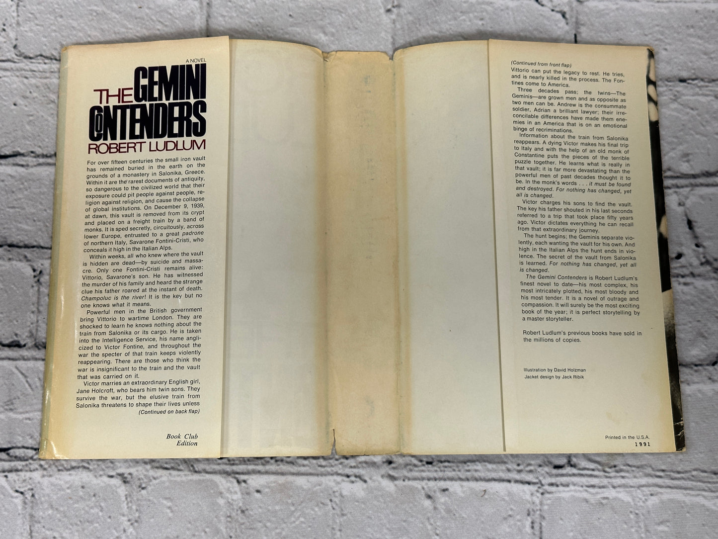 The Gemini Contenders by Robert Ludlum [1976 · Book Club Edition]