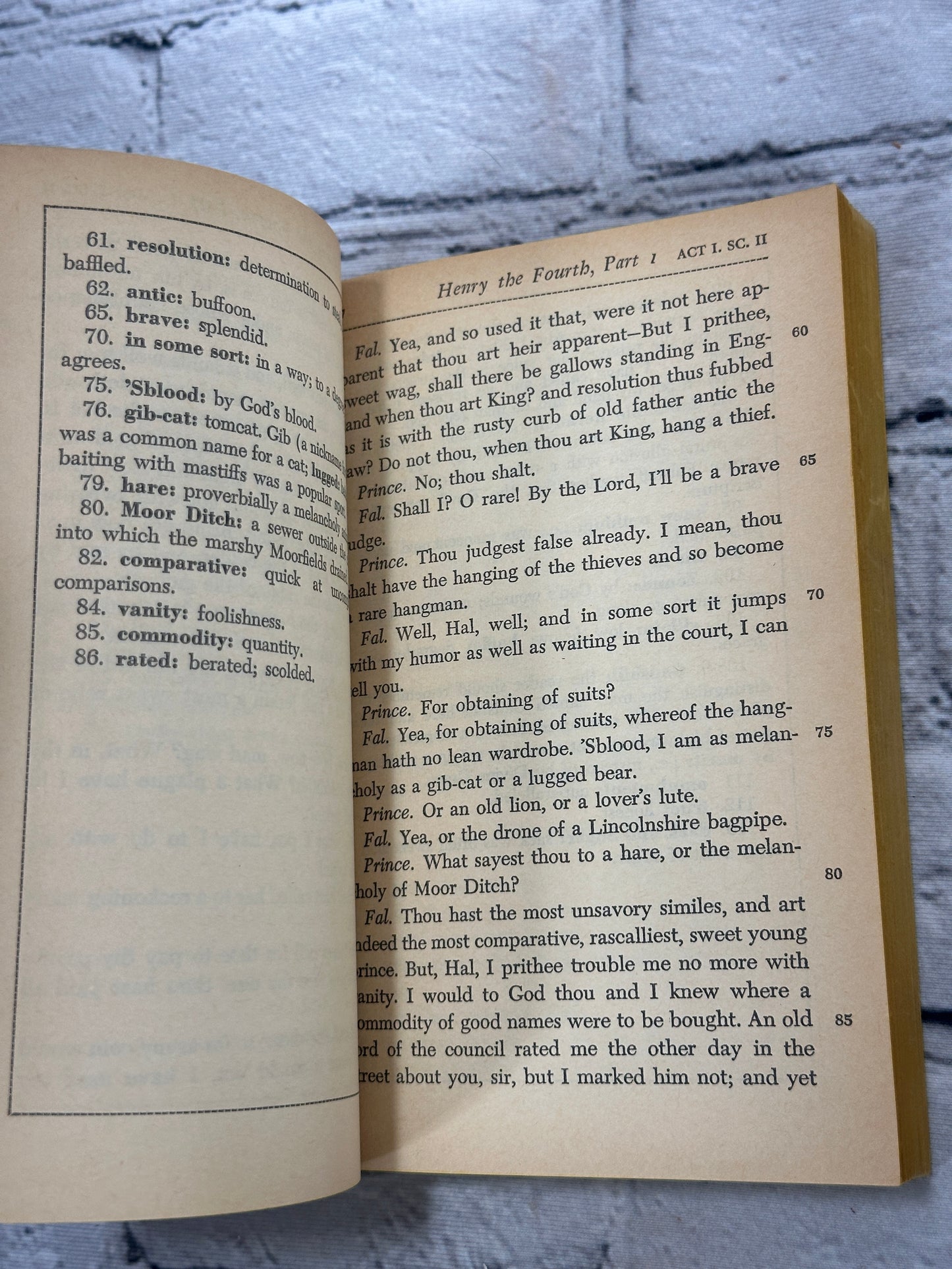 Henry IV (Part 1) by William Shakespeare [Washington Square Press · 1961]