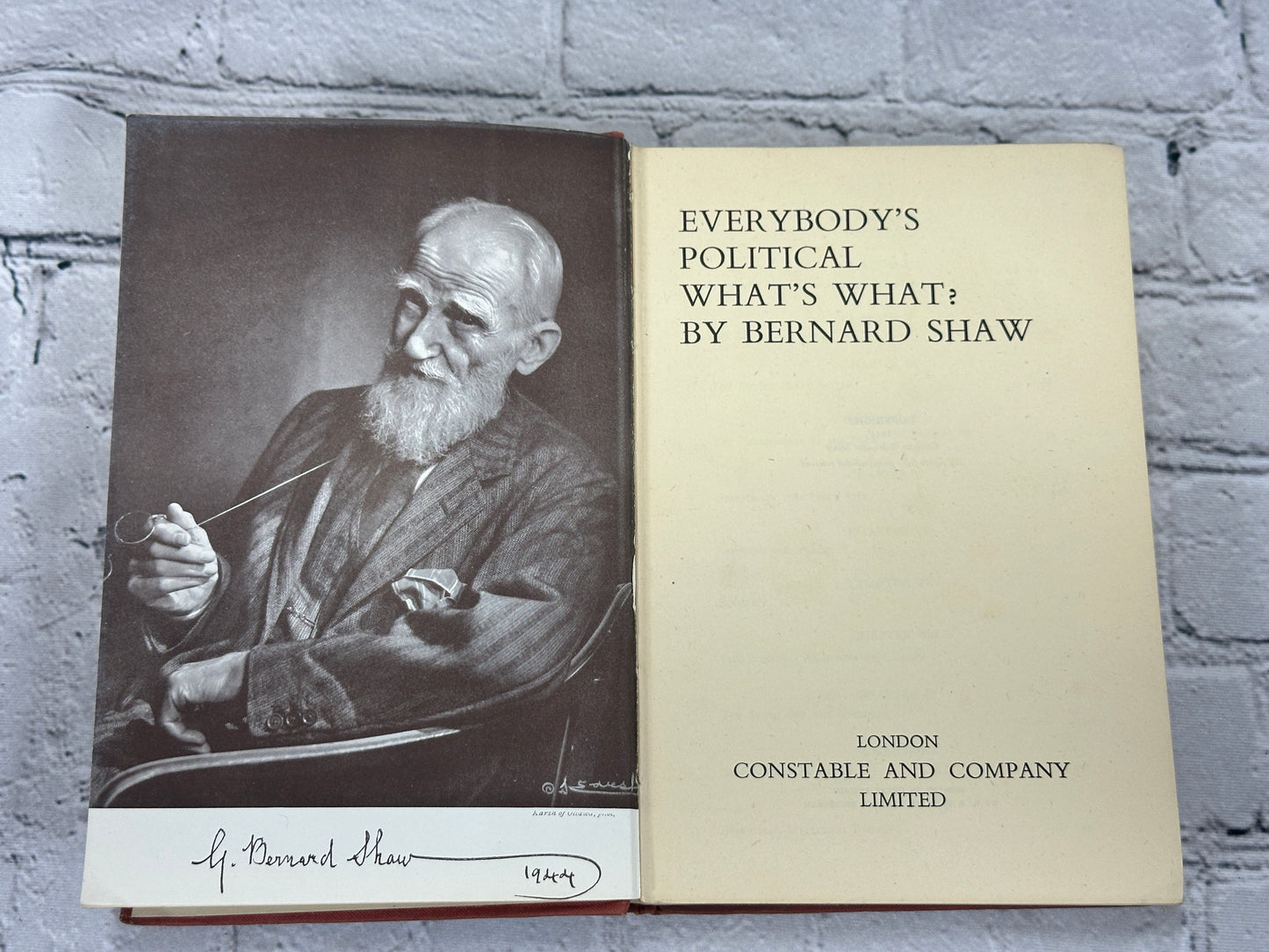 Everybody's Political What's What? By Bernard Shaw [1st Ed. · 1944]