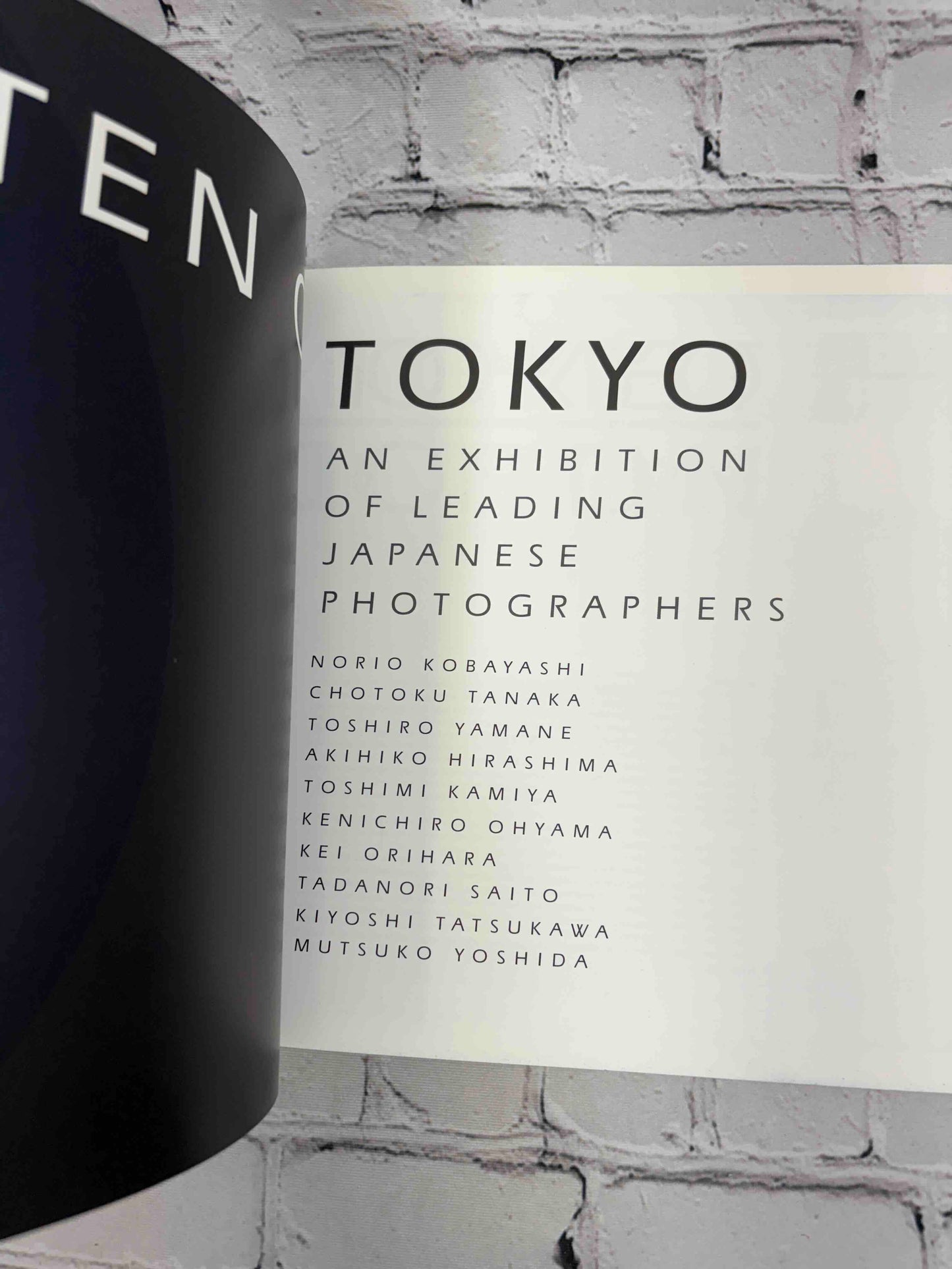 Ten on Tokyo An Exhibition on Japanese Leading Photographers