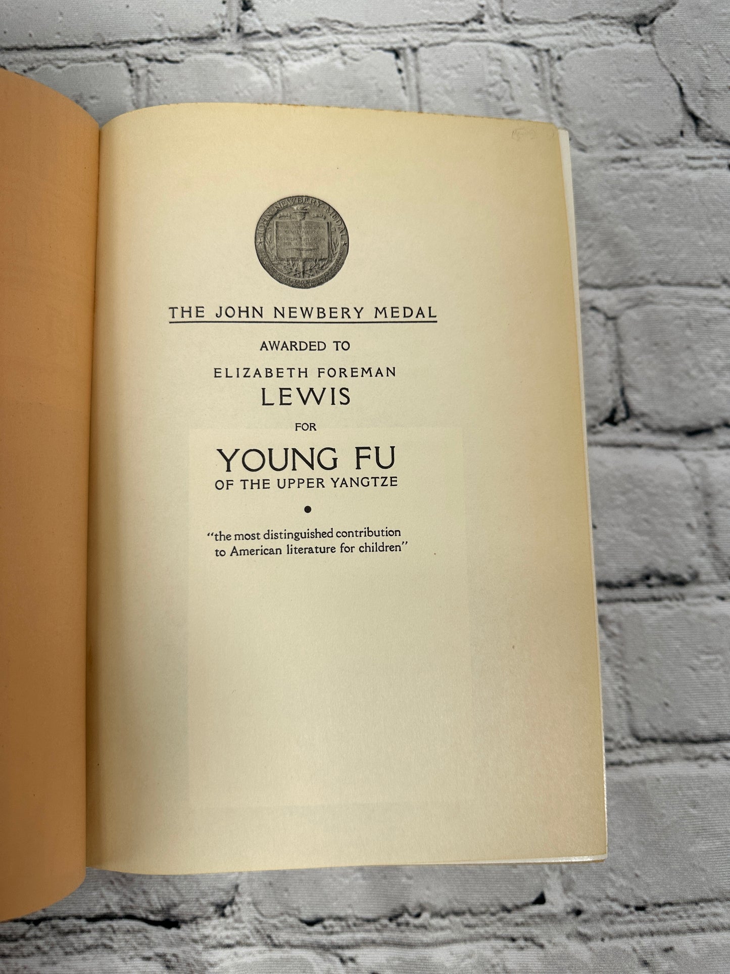 Young Fu of the Upper Yangtze by Elilzabeth Foremean Lewis [1932]