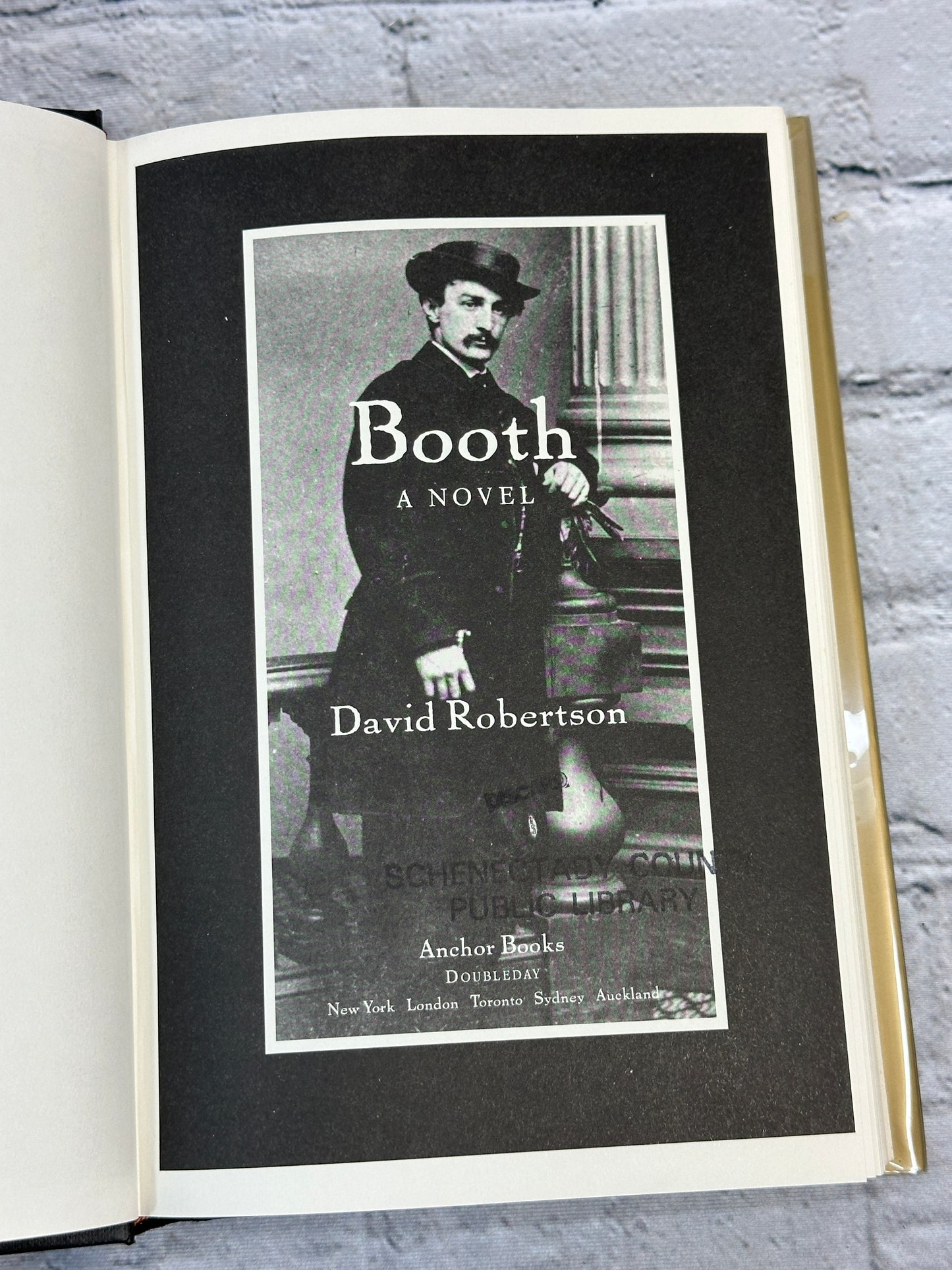 Booth : A Novel by David Robertson [1998 · First Printing]