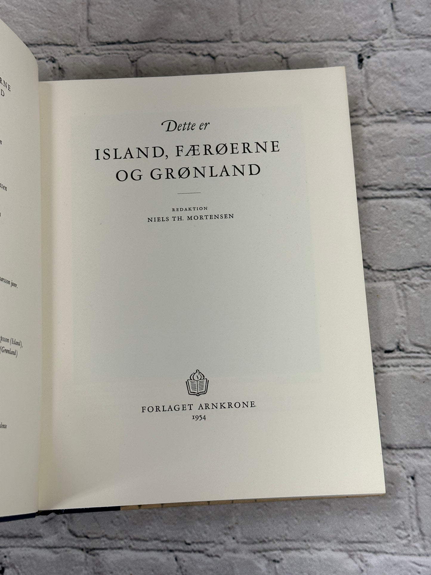 Danmark Denmark Vol. I-II Hans Povlsen & Iceland Faroe Islands [1950s · Danish]