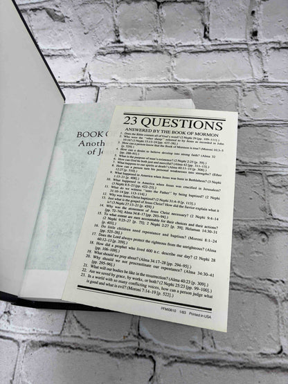 The Book of Mormon Another Testament of Jesus Christ