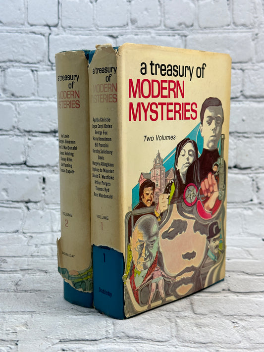 A Treasury of Modern Mysteries Volumes 1 and  2 [1973 · Book Club Edition]