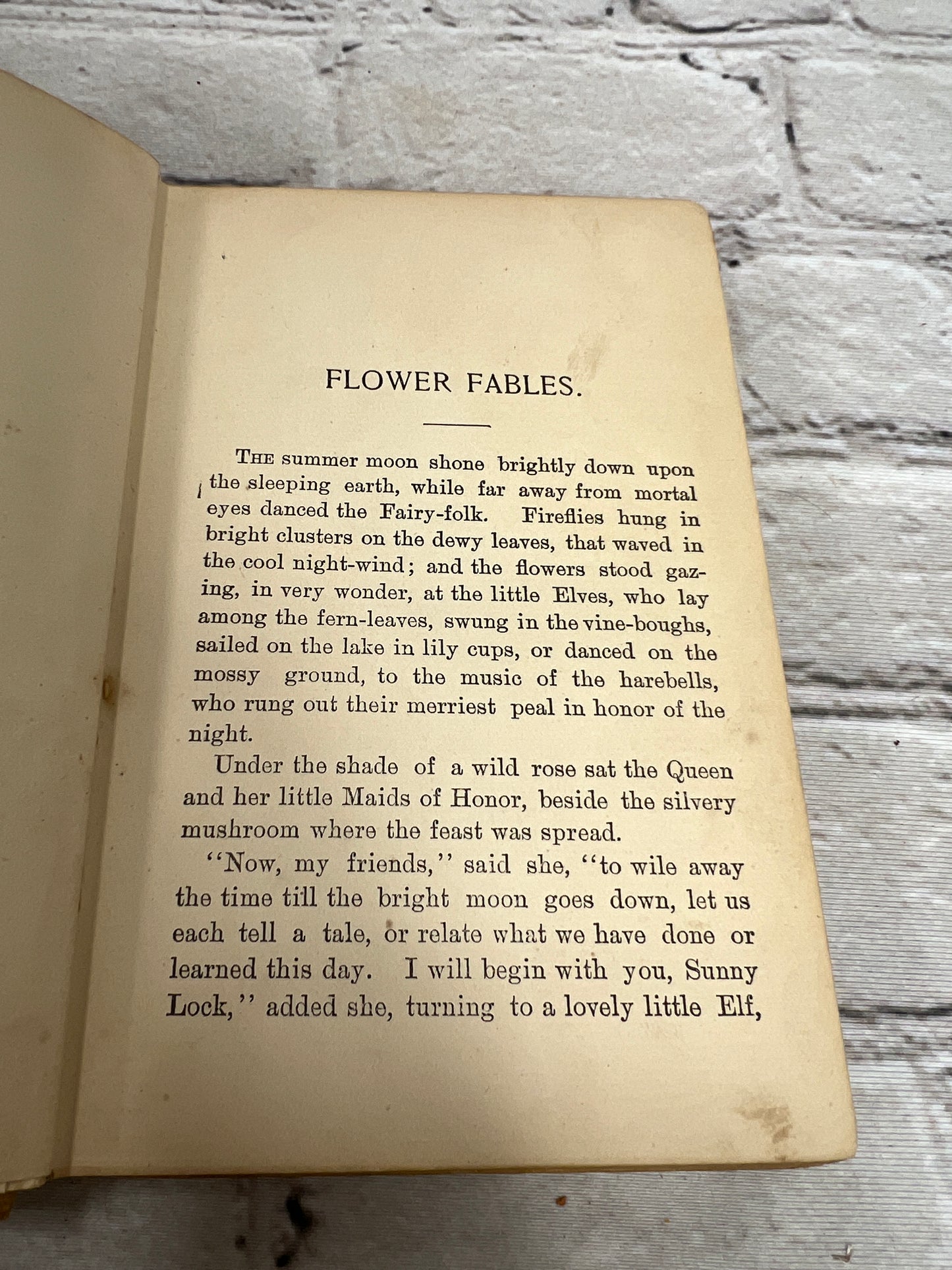 Flower Fables By Louisa May Alcott [H. M Caldwell · 1854]