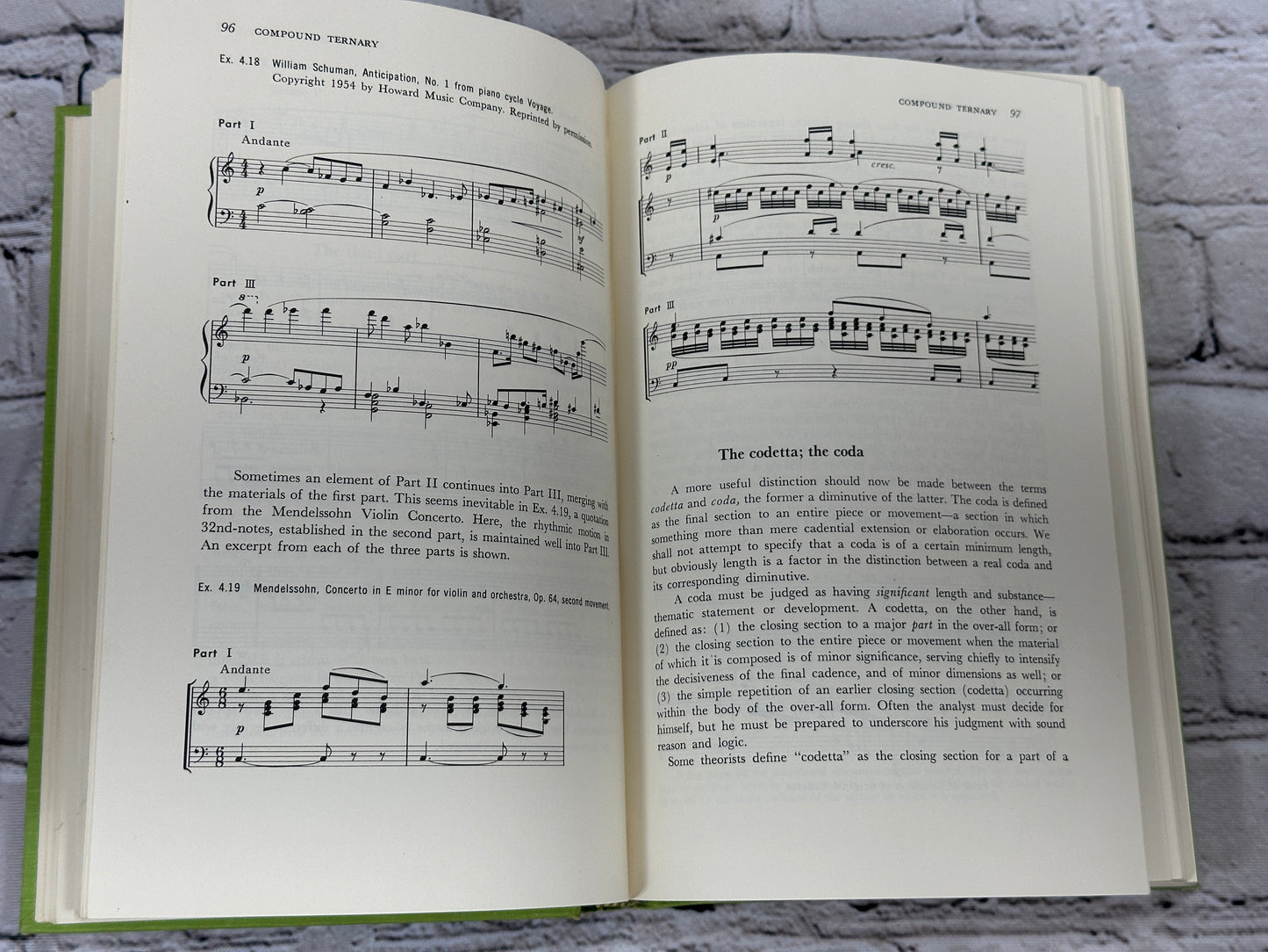 Form in Music By Wallace Berry [1st Edition · 4th Print · 1966]