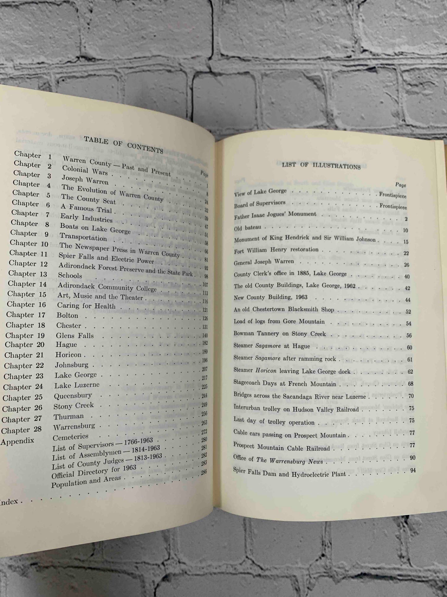 History of Warren County New York