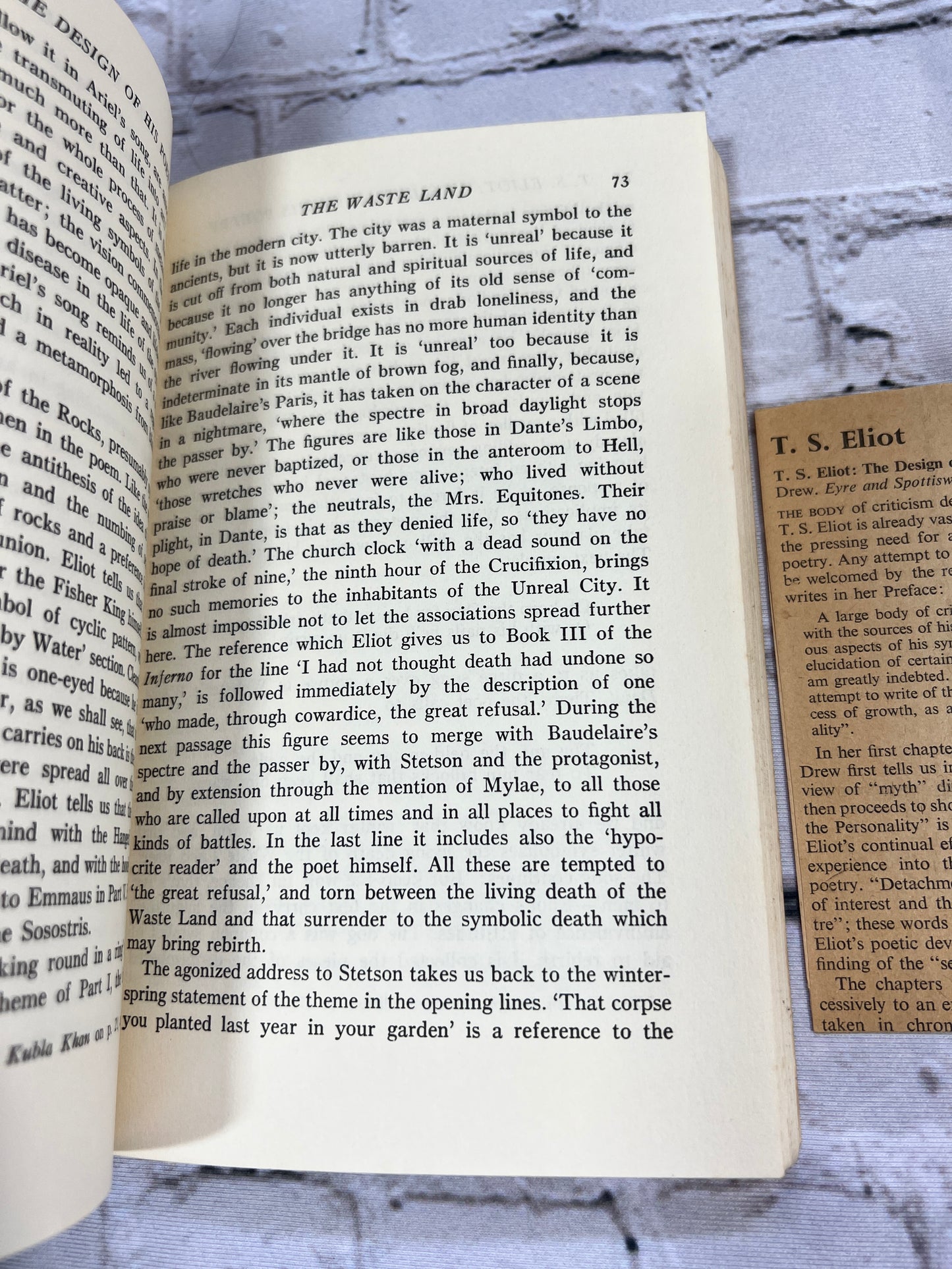 T S  Eliot: The Design of His Poetry by Elizabeth Drew [1949 · The Scribner Library]