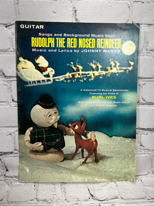 Songs & Bakground Music from Rudolph the Red-Nosed Reindeer Johnny Marks Guitar [1965]