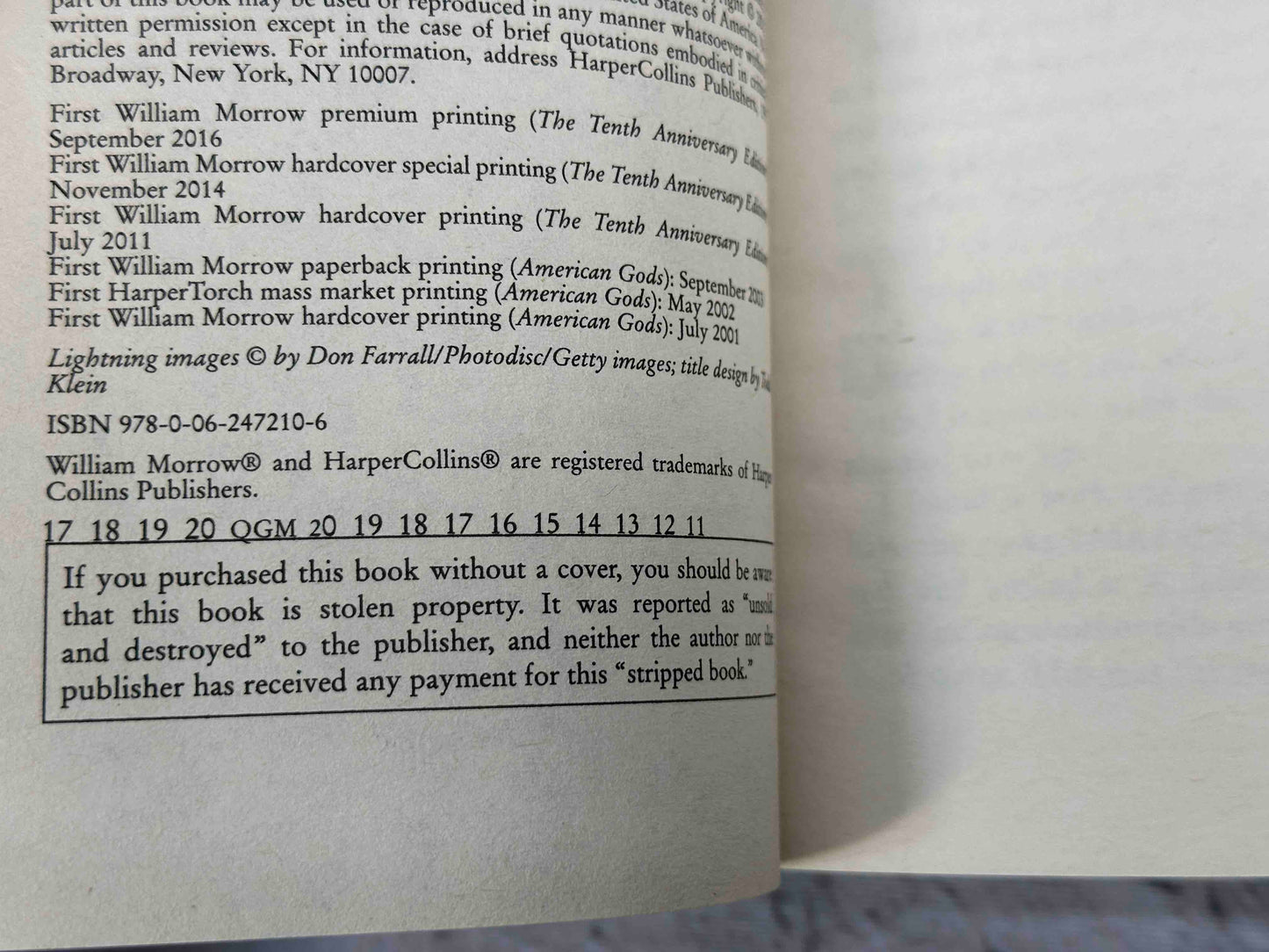 American Gods: The Tenth Anniversary Edition: A Novel