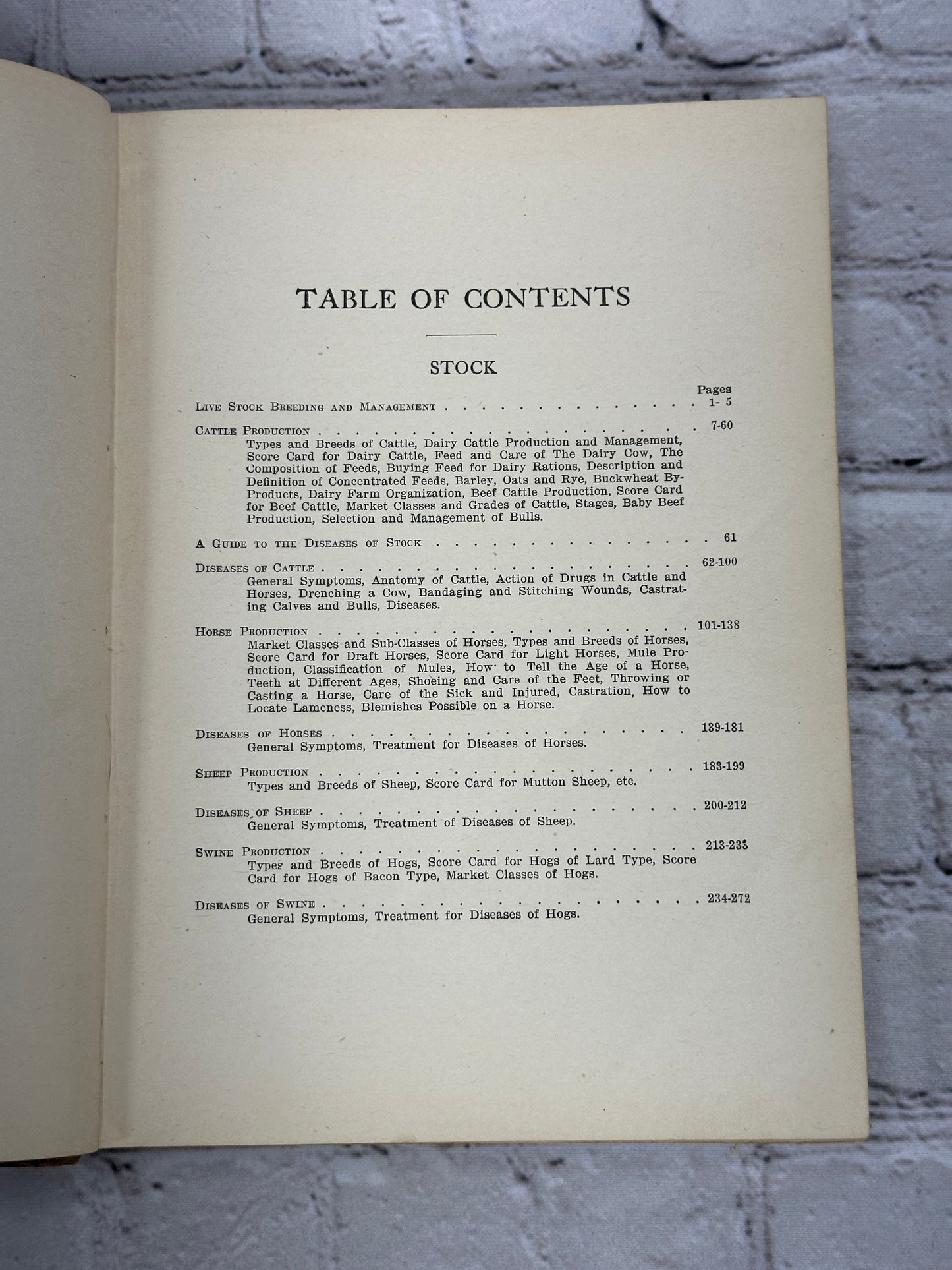 The Rural Efficiency Guide Volume 4 Stock Book by G.C.Humphrey [1917]